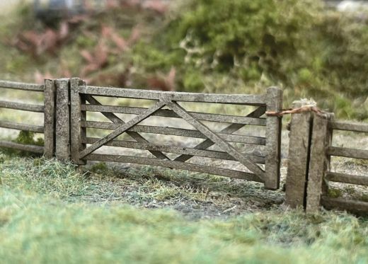 S.M.S. LX001 Five Bar Gates (Pk3), Lazer Cut OO/HO Gauge