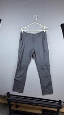 Columbia Pants Womens 8 Short Gray Omni-Shield Omni-Wick Hiking Cargo Nylon