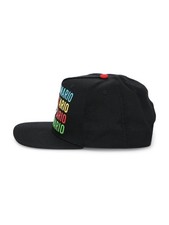 Nintendo Super Mario Black Graphic Snapback Hat Youth One Size Fits Most -NWT