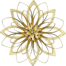 Metal Flowers Wall Decor, Metal Rustic Wall Art Decoration Farmhouse Wall Decora