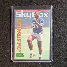 SkyBox 1993 Impact Michael Strahan #398 Rookie New York Giants Football Card. rookie card picture