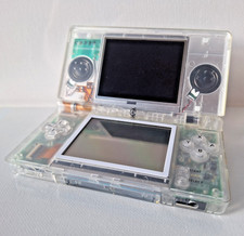 Nintendo DS Lite Handheld System - Clear works with issues No Charger READ DESC