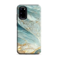 HandyhüLle FüR Galaxy S20 Plus Mobiwear Case Cover SchutzhüLle Etui HüLle Azur