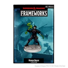 Dungeons & Dragons Frameworks - Human Rogue 1 Miniature (Wizkids 75038)