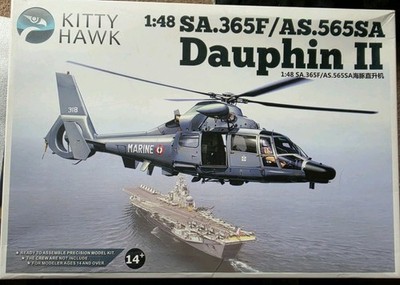Kitty Hawk 1:48 SA.365F/AS.565SA Dauphin II Helicopter Kit #HK80108