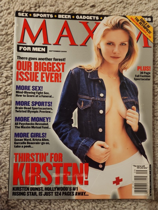 MAXIM Magazine September 2000 – Kirsten Dunst Cover