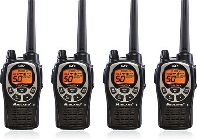 Two-Way Radio Midland GXT1000VP4 36 Mile GMRS 50 Channel 4 Pack