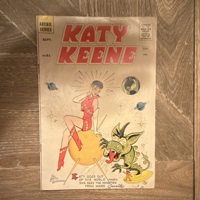 Archie Comics Katy Keene #61 Golden Age 1950 Fashion Romance Sci-Fi Humor