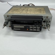 Vintage Panasonic Cq-e290 Shaft Post Style Am-fm Cassette Stereo Radio