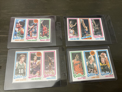 Topps 1980-81 Larry Bird Rookie Year Robert Parish Dave Cowens  31
