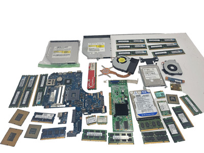 Computer Parts Lot CPUs RAM Motherboard Hard Drives GPU Scrap Parts Untested