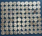 Lot of 80  90% silver Washington Quarters 498.9grams UNCIRCULATED. FREE SHIPPING