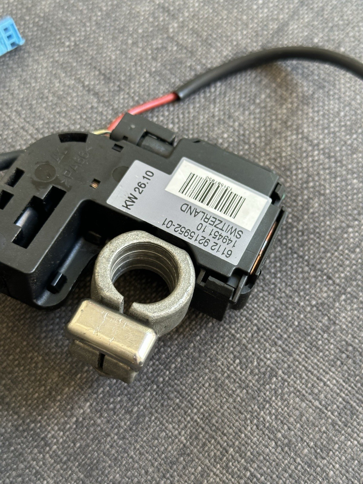 ⚡️OEM BMW 1  128i 135i E82 E88 Negative Battery Cable IBS Terminal 61129164352