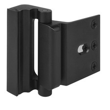 Home Security Door Reinforcement Lock Upgraded Front Locks 3 Inch, Black
