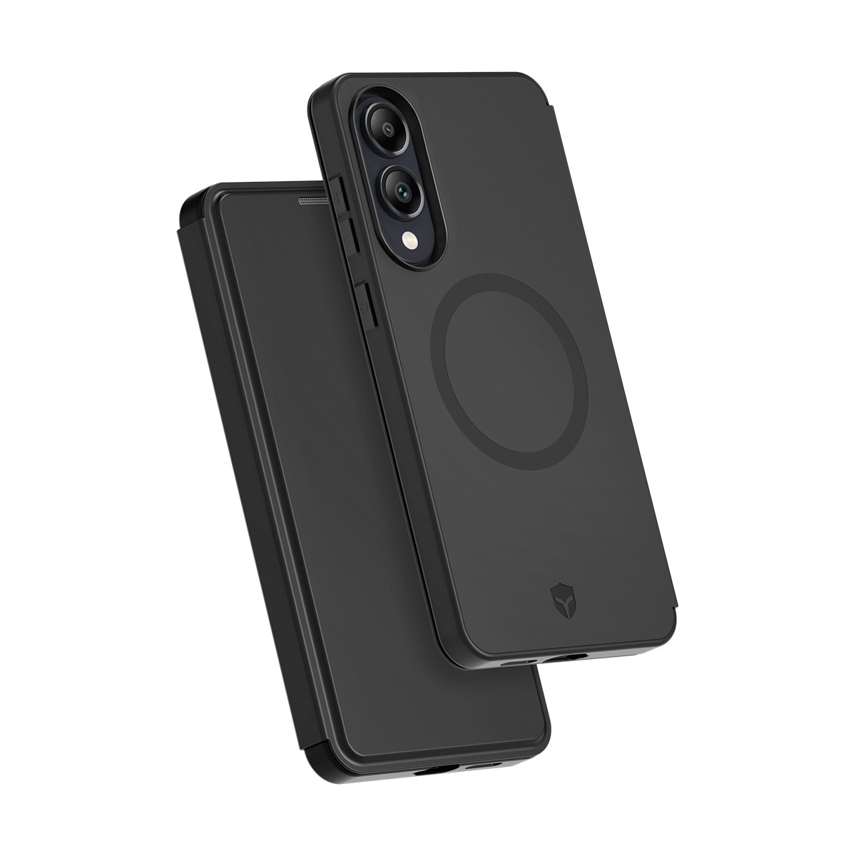 Coque renforcée Galaxy S25 Edge noir au design premium robuste