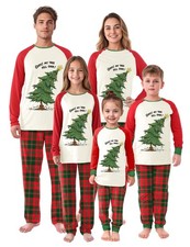 Matching Family Christmas Pajamas Set Holiday Jammies Xmas PJS for Women Men ...