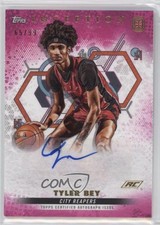 2022-23 Topps Inception OTE Overtime Elite Magenta 65/99 Tyler Bey Auto 07d5