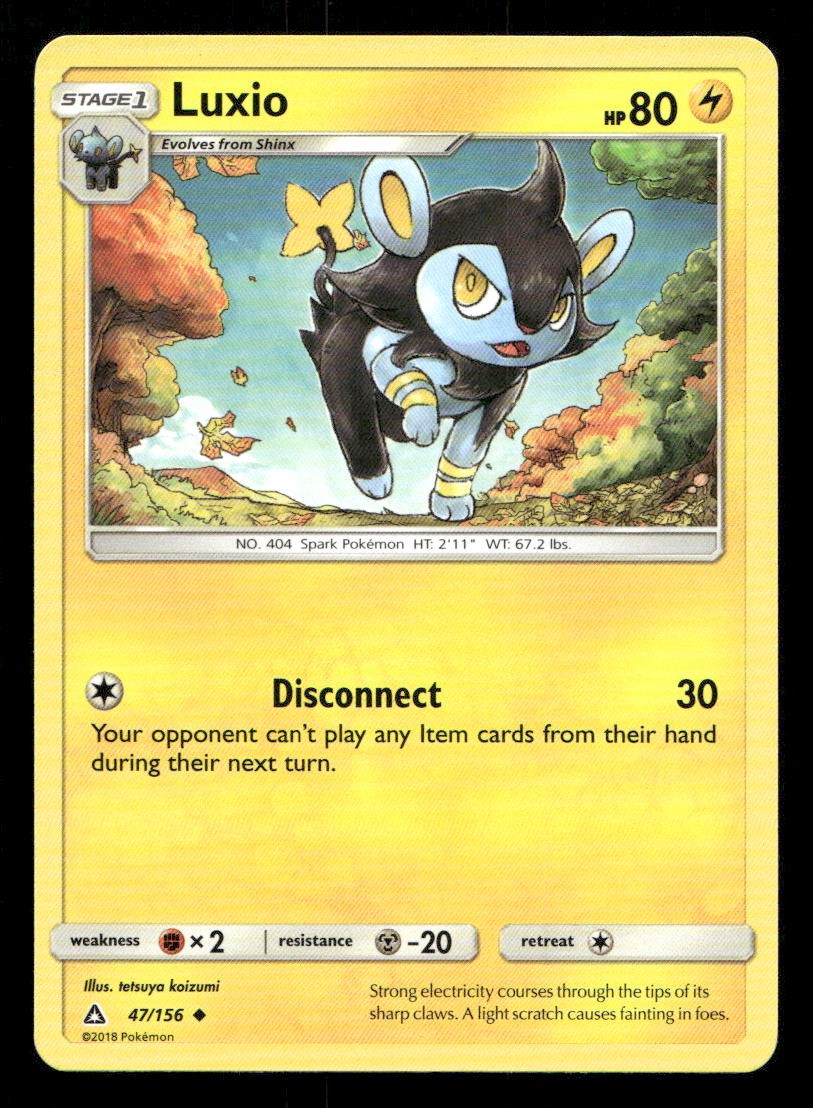 Luxio 47/156 Ultra Prism LP Pokemon