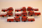 Eight (8) Vintage 1966 Lesney Matchbox Series Denver Fire Pumper Trucks #29 BPW