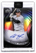 2021 Topps Chrome Black #CBA-AV Andrew Vaughn Autographs Refractor #/150