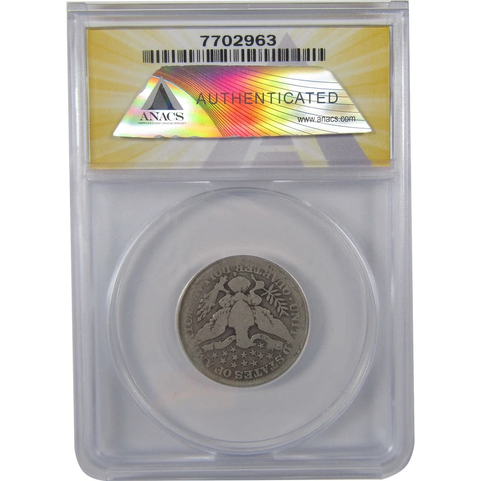 1914 S Barber Quarter AG 3 ANACS Silver 25c Coin SKU:I18364 - Image 2 of 4