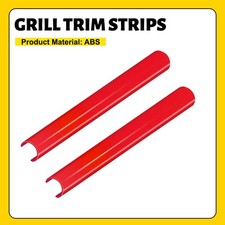 2x Red Car Front V Brace Grill Trim Strip Cover For Bmw 1 2 3 4 Series 2x Red Car Front V Brace Grill Trim Strip Cover For Bmw 1 2 3 4 Series