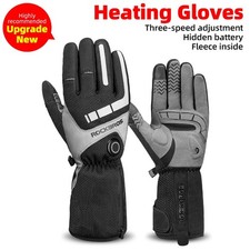 ROCKBROS USB Charging Heating Cycling Gloves Touch Screen Winter Warm Gloves