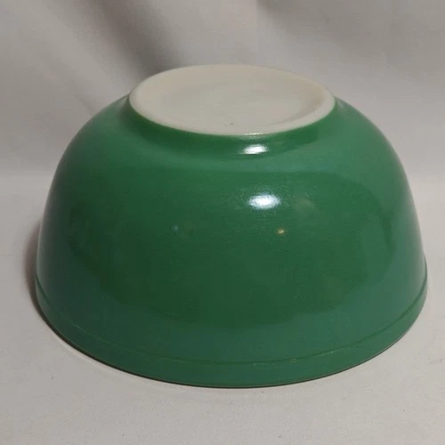 Vintage Pyrex 403 Primary Colors Green Nesting Mixing Bowl 2 1/2 Qt