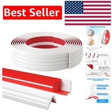 Versatile 20FT Wall Corner Guards - Adjustable Peel and Stick Trim for Any Room