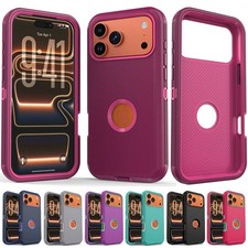 For iPhone 18 Pro Max/18 Pro/17 Pro Max/17 Pro/Air/17e Rugged Phone Case Cover