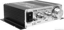 US Lepy LP-2020A Hi-Fi Stereo Amplifier Digital Power Amplifier 2CH 20Wx2 R.M.S