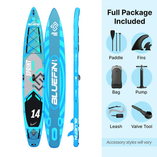 Bluefin Sprint Carbon SUP Touring Package | 14' Stand Up Paddle Board Ex demo
