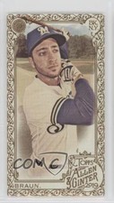 2019 Topps Allen & Ginter Mini Gold Ryan Braun #40 0t2