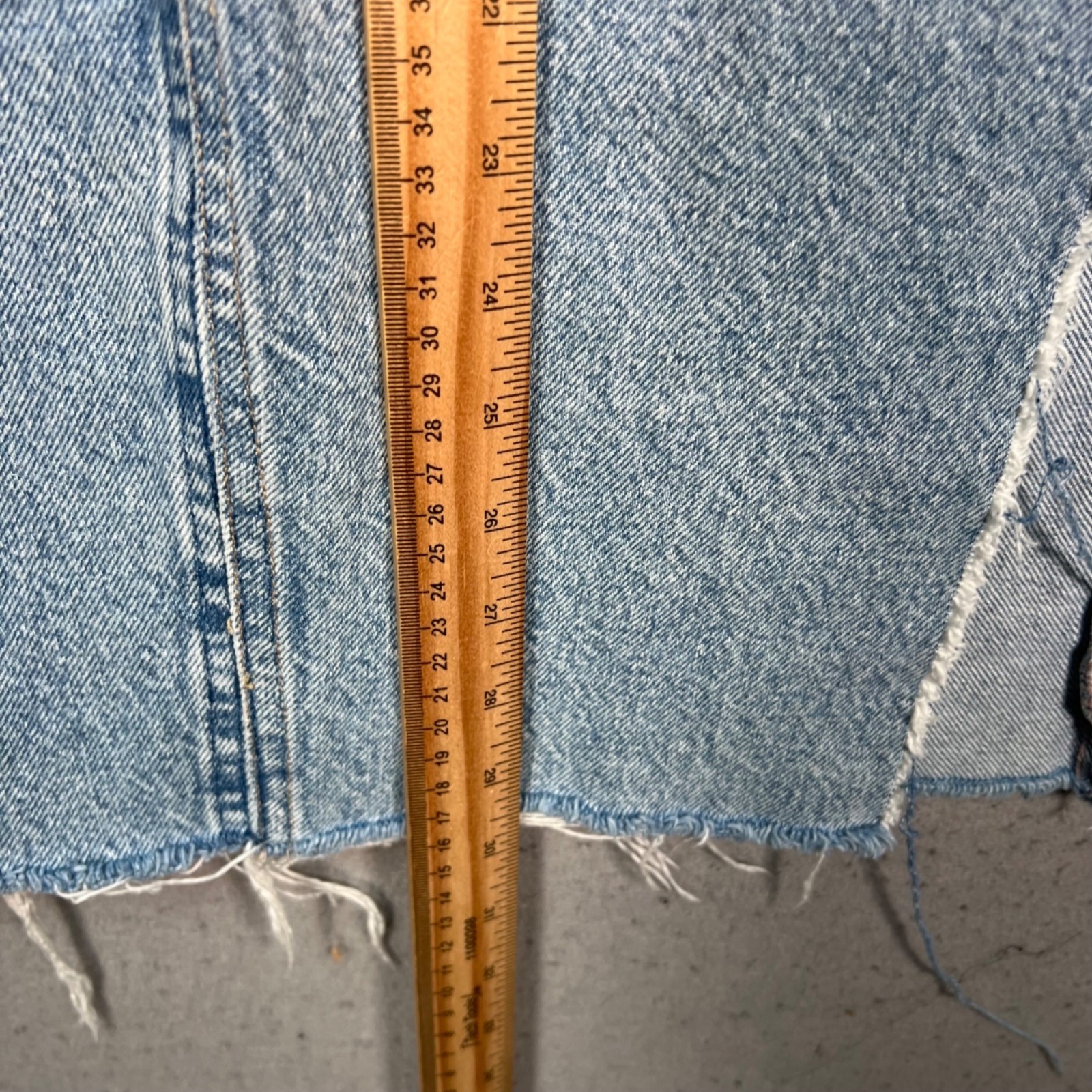 Mango Womens Size Small Denim Patchwork Maxi Skir… - image 6