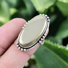 Pyrite Ring 925 Sterling Silver Ring Handmade Gemstone Ring Women's Ring