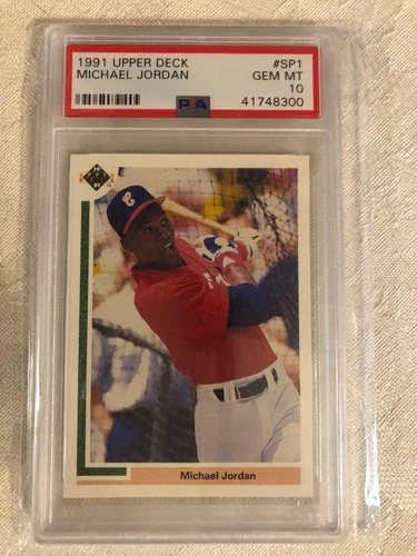 1991 Upper Deck #SP1 Michael Jordan White Sox HOF PSA 10 GEM MINT