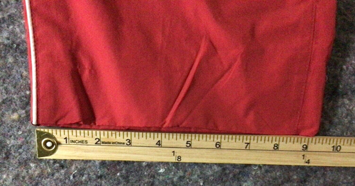Land's End Boys Size 5 Elastic Drawstring Waist Red Windbreaker Pants - Picture 12 of 12