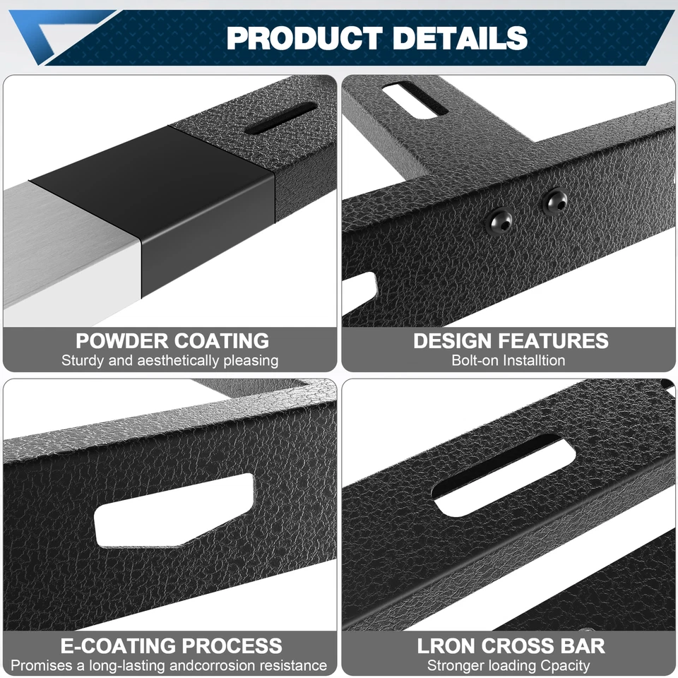 Tacoma Roof Rack For 2024-2025 Toyota Tacoma Double Cab Crew Cab 4 Doors Only Foto 3 de 4