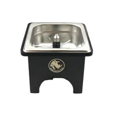 Rhino On Bench Jug Rinser Cafe Coffee Milk Pitcher Cleaner Stainless Steel 150mm