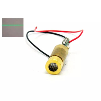 532nm 50mW Green Dot/Line/Cross Laser Diode Module Laser Brass Host DC3V-4.2V