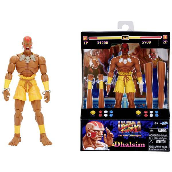 JADA TOYS 253252031  Jada Toys Street Fighter II Dhalsim 6
