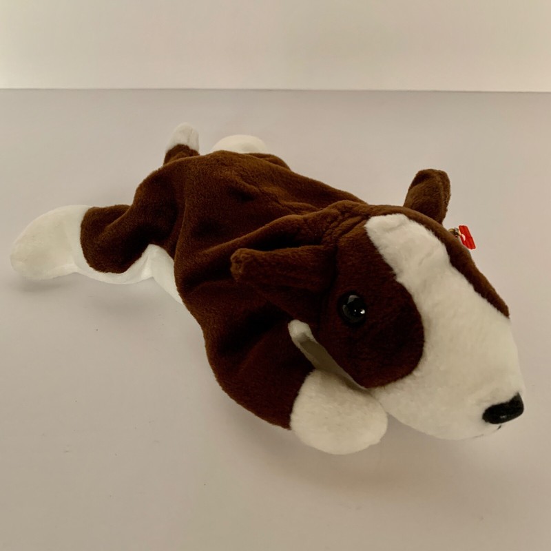 Retired Ty Beanie Baby - "BRUNO" - the DOG
