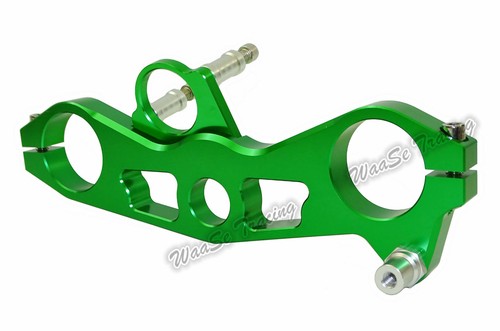 Front Upper Triple Tree Top Fork Clamp Bridge For KAWASAKI Ninja ZX-6R 2009-2012 - Foto 27 di 47