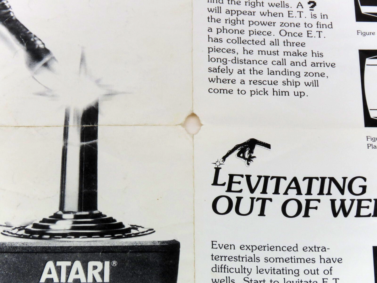 Jeu Atari 2600 – E.T. The Extra-Terrestrial – Boîtier D'origine (NTSC) – État Correct