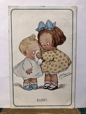 Postkarte Schlag! Copyright 1908 by Chas. Scribner s Sons  