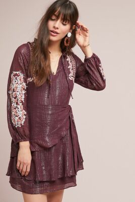 coast embroidered dress Rent Coast All Over Embroidered Maxi Dress main image 0