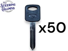 50 KEY BLANKS NON CHIP FOR FORD LINCOLN MERCURY KEYWAY H75 FO-15D FO40R NEW