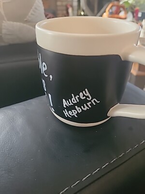 2009 Starbucks Chalk Board " Nothing Is Impossible" Audrey Hepburn Mug |  eBay