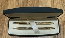 Cross 18k Gold Filled Ballpoint Pen & .05 Pencil Set