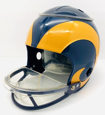 Bud Bowl Football Helmet Chip And Dip Bowl Vintage LA Rams P K